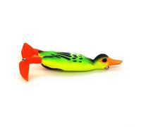 Leurre avec Pattes Rotatives, Canard Vert Fluorescent Et Noir, avec Pattes Orange