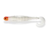 Leurre Black Cat Curly Worm Blanc 17 cm