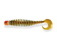 Leurre Black Cat Curly Worm Doré 17 cm