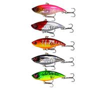 Leurre Coulant Dur avec Triple Hameçon Appât Artificiel Idéal pour La Pêche À La Truite De Mer Crankbait 11g 65mm