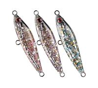 Leurre Cuillère,3 Pièces Accessoires de Lancer avec Paillettes Étincelantes,Leurres De Pêche pour Les Eaux Douces | pour Eau Salée, Eau Douce, Marigane, Doré Jaune, Brochet, Poisson-Chat, Mérou