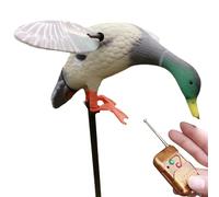 Leurre De Canard À Ailes Tournantes - Mouvement Motorisé Du Canard Colvert, Télécommande Alimentée Par Batterie, Vol Magnétique Équilibré, Engrenage À Couple Élevé, Piquet Au Sol Stable, Outil De Chas