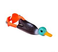 Leurre de canard de 9 cm avec poids de 11 g pour une action flottante réaliste et une attraction des poissons (A)