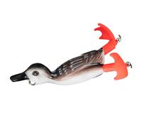 Leurre de canard de corps, leurres de canard, leurre de natation avec hélice | Équipement de pêche Geer avec pieds qui éclaboussent pour équipement de pêche familial