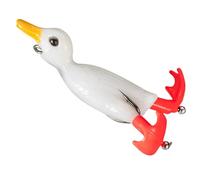 Leurre de canard de corps, leurres de canard pour la pêche | Leurres de natation flottants à double hélice | Appât artificiel flottant réaliste pour hommes, pieds qui tombent et éclaboussent