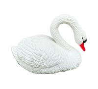 Leurre de cygne, figurine d'oie, 30 x 18 x 23 cm, décoration aquatique flottante, sculpture animale réaliste, durable et résistante aux intempéries, 1 pièce, blanc, patio, pelouse, bassin, piscine
