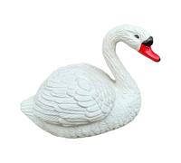Leurre de cygne, figurine d'oie, 30 x 18 x 23 cm, décoration aquatique flottante, sculpture animale réaliste, durable et résistante aux intempéries, 1 pièce, blanc, patio, pelouse, bassin, piscine