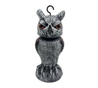 Leurre de dissuasif pour effrayer les oiseaux, effrayer les oiseaux pour les jardins, dispositifs naturels dissuasif pour les oiseaux pour décorations d'Halloween, ornements d'intérieur et