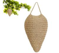 Leurre de guêpes au crochet - Leurre naturel à suspendre | Nid de guêpe synthétique réaliste | Leurre de guêpe tissé au crochet pour plus de sécurité et de l'environnement