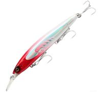 Leurre de méné coulant de 128 mm, 28 g, densité équilibrée et crochet de montage en acier pour efficacité de branchement du brochet (rouge)