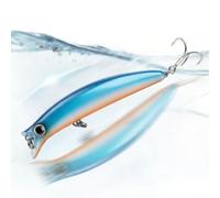 Leurre de méné dur coulant - Longueur : 110 mm - Poids : 16,7 g - Conçu pour la pénétration en eau profonde et l'attraction des poissons prédateurs (J)