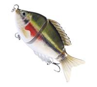 Leurre de natation articulé, équipement de pêche avec hameçons, appâts de natation à basse segmenté, pour une utilisation en extérieur en eau douce et en eau salée, sur les lacs, les rivières, les