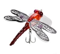 Leurre de pêche à double jupe avec hochet interne et perles internes, design réaliste pour bar, truite, brochet, appât polyvalent en eau douce et salée (5#)