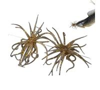 Leurre de pêche à la basse, appât de silicium de pêche à la basse réelle Action douce leurre de basse pêche leurre doux, pêche à la basse en silicium souple leukit 2 paquets -appât de pêche