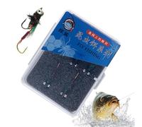 Leurre de Pêche à la Mouche,Leurres Souples et Jigs pour Truite avec Hameçon - 5 Pièces Leurres Réalistes pour Pratique des Pêcheurs Tournois Ruisseau Rivière Lac Eau Peu Profonde Temps Couvert Tôt le