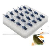 Leurre de pêche à la mouche - Lot de 20 leurres Panfish pour mouches d'eau douce | Hameçon coloré et leurre sec, jeu d'appât réaliste et vif, accessoires de pêche en eau du