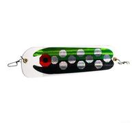 Leurre de pêche à la traîne 21 cm en forme de poisson résistant avec paillettes éblouissantes pour attirer les poissons de loin avec émerillon lisse pour la gestion de la ligne pendant les voyages à
