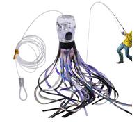 Leurre de pêche à la traîne - Appât d'eau salée pour poissons et truites - Accessoire de pêche pour pêcheurs, papas, crappie, truite, eau salée et eau douce