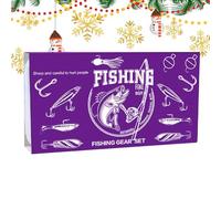 Leurre de pêche, appât de natation de Noël | Appâts de pêche en eau douce - Pour eau douce, eau salée, lacs, rivières, bateaux, rive, kayak, truite, perche, carpe, saumon