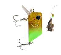 Leurre de pêche, appât flottant avec crochets, appât en eau de mer | Pour les pêcheurs masculins pour la pêche de truites, silures, sandres, crappie et Bluegill, aussi bien dans les lacs que dans