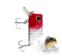 Leurre De Pêche Appât Flottant Pour Poisson Équipé D'Hameçons | Leurres pour Poissons Pour Pêcheurs Truite Silure Doré Eau Douce Eau Salée