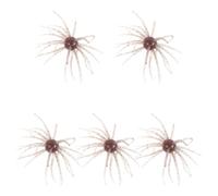 Leurre de Pêche Artificiel Flottant, Imitation Oursin Marin | Rouge Scintillant, Usage Topwater en Eaux Troubles, pour Bar et Espèces Salines, Pêche du Bord
