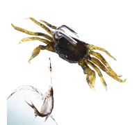 Leurre de pêche au Crabe - Crabe de Simulation Artificiel avec hameçon Pointu | Bon matériel de pêche coulant dans l'eau, Conception Anti-accrochage, leurres de réalistes pour Poissons Mandarins