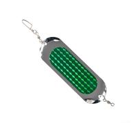 Leurre de pêche au saumon de 11,4 cm avec émerillon à roulement, appât à paillettes en métal pour bateau de mer (7)