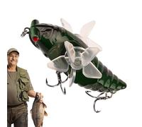 Leurre De Pêche Cigale - Leurre De Pêche Réaliste Inspiré De La Cigale | Présente Un Design Haute Action Et Des Couleurs Vives, Parfait Pour Attirer Une Large Gamme De Poissons Dans La Pêche À L'Eau