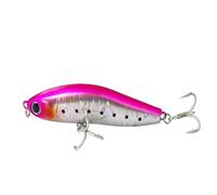 Leurre de pêche coulant de 10 cm et 25,7 g, leurre Artificiel Dur Vibrant for Lancer Longue Distance, pêche à la traîne, jerkbait, Bar(D)