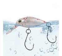 Leurre de pêche Crankbaits, leurre de natation dur avec hameçon | Leurre de natation en plastique, flottant Minnow Crankbait pour lac, rivière et étang