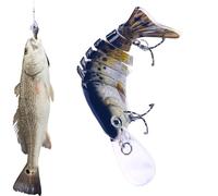 Leurre de pêche | Deep Diving Swimbait | Longue planche à langue, leurre artificiel multilingue pour truite basse, pointes de poisson-chat Walleye