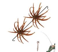 Leurre De Pêche Dice,2 Pièces Oursin De Mer Coloré Et Réaliste Souple Coulée Lente | Appâts Flous pour Pêche du Black-Bass,pour l'eau Douce Et l'eau Salée Lacs Ruisseaux Réservoirs Le Long des Berges