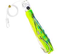 Leurre de pêche en eau salée pour thon, trolling, pieuvre, leurre de pêche à la traîne pour mahi, marlin, thon, dauphin, wahoo, requin, pêche en eau profonde, avec hameçon, calamar, jupes