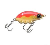Leurre de pêche en forme de méné coulant lentement 4 cm 4,2 g Appât dur avec texture réfléchissante et perles sonores intégrées pour les espèces d'eau douce comme l'achigan, la truite, le brochet, la