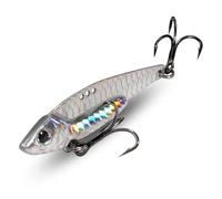 Leurre de pêche en mer avec cuillère tournante et hameçon Triple, 7,5 g, 10 g, 16 g et 20 g(E,16g)