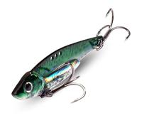 Leurre de pêche en mer avec cuillère tournante et hameçon Triple, 7,5 g, 10 g, 16 g et 20 g(F,7.5g)