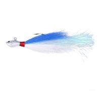 Leurre de pêche en mer avec moustaches pour sandre et bar en plastique coloré en jaune, bleu, vert, blanc, rose, rouge, 7 g, 10 g, 14 g, 21 g au choix (14 g bleu)