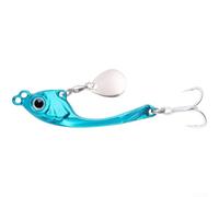 Leurre de pêche en métal pour la mer et l'eau douce avec action de nage active Argenté/bleu/vert/or 8 g, 10 g, 15 g