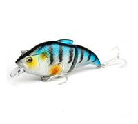 Leurre De Pêche En Plastique Multi Sections, Appât Artificiel De Type Wobbler Idéal Pour La Pêche Au Bar, Au Brochet, À La Carpe, 15.5g/10cm