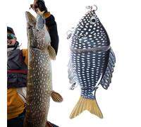 Leurre de pêche flottant | Équipement de pêche avec hameçon | Leurre flottant multi-articulé - pour une utilisation en extérieur en eau douce et en eau salée, sur les lacs, les rivières, les étangs