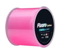 Leurre de pêche fluorocarbone 120 m pour un meilleur contrôle et une performance fluide dans l'eau 4 1334 14,5 kg (1,5 rose)