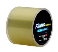 Leurre de pêche fluorocarbone 120 m pour un meilleur contrôle et une performance fluide dans l'eau 4 1334 14,5 kg (0,8 jaune)