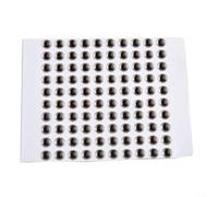 Leurre de pêche holographique 3D réfléchissant pour attacher la mouche et le bricolage, autocollants moulés en forme de goutte en or, rouge et argent, tailles assorties 6 mm, 8 mm, 10 mm, 12 mm pour