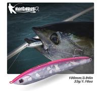 Leurre de pêche Hunthouse Sinking Pencil Hard Jerk 100mm 33g pour la pêche en eau salée, Smith Super Surger pour la pêche au bar et à la truite, Isca Artificia LW531 002