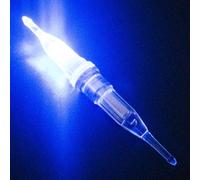 Leurre de pêche LED, ultra léger et compact, livré avec batterie longue durée, idéal pour les voyages de pêche, construction en plastique (bleu)