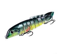 Leurre de pêche léger et de 16 à 5 cm avec design multi-sections pour une meilleure réussite de pêche (B)