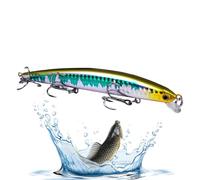 Leurre de pêche | Leurre dur en plastique - Leurre de pêche pour rivière, étang, lac, perche, truite, sandre, poisson-chat