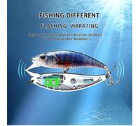 Leurre de pêche lumineux - SURENHAP - Rechargeable électrique - Vert - Triple hameçon - Pêche en mer