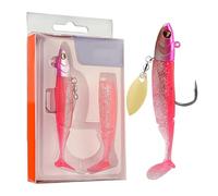 Leurre de Pêche Pour | Swimbaits Avec Ultra - Natation Polaire Biomimétique, Brack -Rigs Et Équipe Pour Truites Lucioperca Glitter Bass Baitsaltwater Tackle Fishing Tackle Biy Saumon